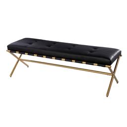Southern Enterprises Clairvoix Faux Leather Bench