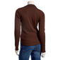 Juniors Wallflower Long Sleeve Manchester Henley Top- Coffee - image 3