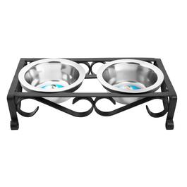 Indipets Wrought Iron Elevated Feeder