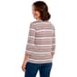 Plus Size Hasting & Smith 3/4 Sleeve Stripe Side Slit Tee - image 3