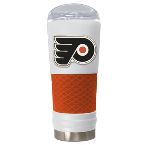 NHL Philadelphia Flyers DRAFT Powder Coated Steel Tumbler - image 
