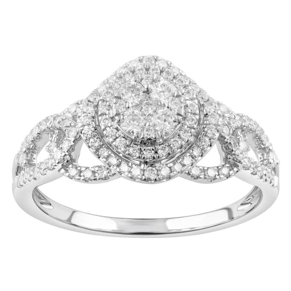 Endless Affection™ White Gold 1/21ctw. Diamond Bridal Ring