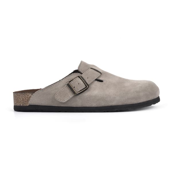 Womens White Mountain Bari Suede Footbeds&#8482; Clogs