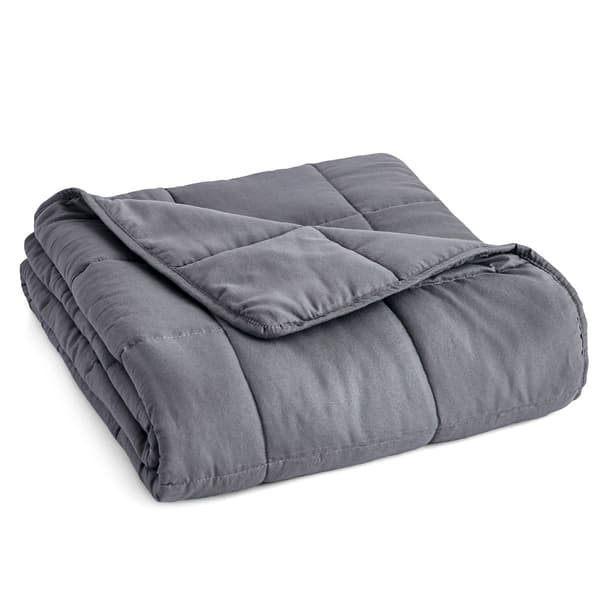 Pur & Calm Silvadur Antimicrobial Microfiber Weighted Blanket - image 