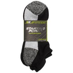 Mens Starting Point(R) 3pk. Premium Low Cut Socks
