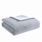 Palm Aire Jackson 3pc. Light Blue Stripe Cotton Comforter Set - image 3