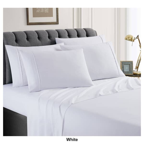 Spirit Linen Home&#8482; Solid Microfiber Bonus Sheet Set