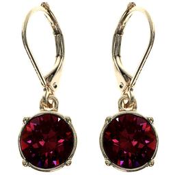 Gloria Vanderbilt Swarovski(R) Red Drop Earrings