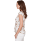 Womens Emaline Verde Grove II Short Sleeve Tropical Leaf Tee - image 4
