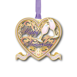 Beacon Design Happy Anniversary Ornament