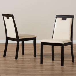 Baxton Studio Evelyn Dining Chairs - Set of 2