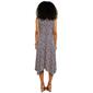 Womens Perceptions Sleeveless Floral Side Drape Wrap Dress - image 4