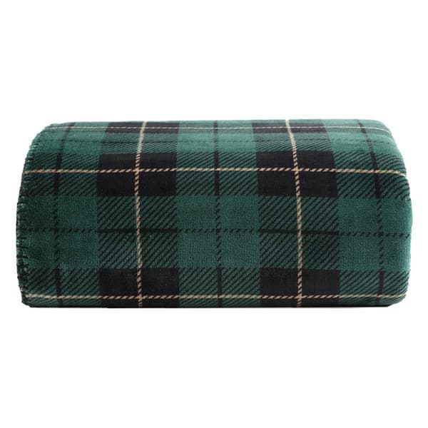 Eddie Bauer Capitol Hill Plush-Fleece Reversible Throw - image 