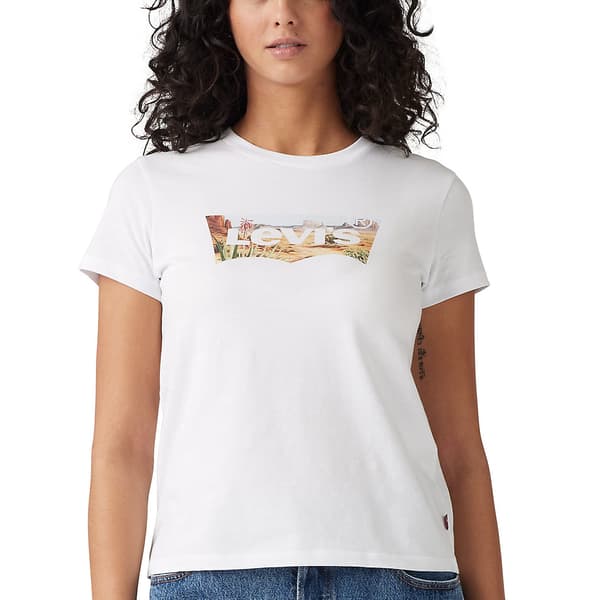Womens Levi''s&#40;R&#41; The Perfect Cactus Desert Logo Tee