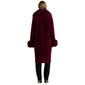 Womens NVLT Removable Faux Fur Collar & Cuffs Longline Coatigan - image 3