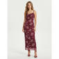 Juniors Madden Girl Floral Stretch Lace Cowl Neck Maxi Dress - image 1