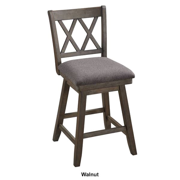 Home 2 Office 37.5in. Double Cross Back Bar Stool