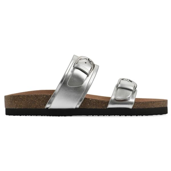 Womens White Mountain Hardball Footbed Sandals