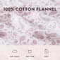 Laura Ashley Paisley Prance Cotton Flannel Sheet Set - image 7