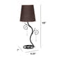 Creekwood Home Priva 19in. Contemporary Ivy Table Lamp - image 8