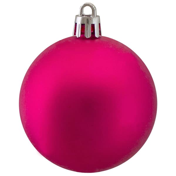 Northlight Seasonal 60ct. Magenta Christmas Ball Ornaments