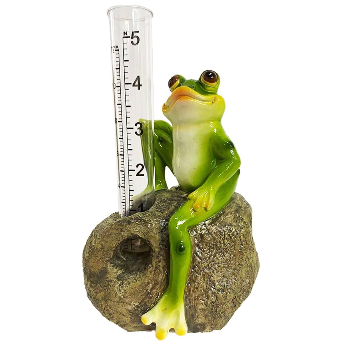 Santa’s Workshop 6in. Frog Rain Gauge