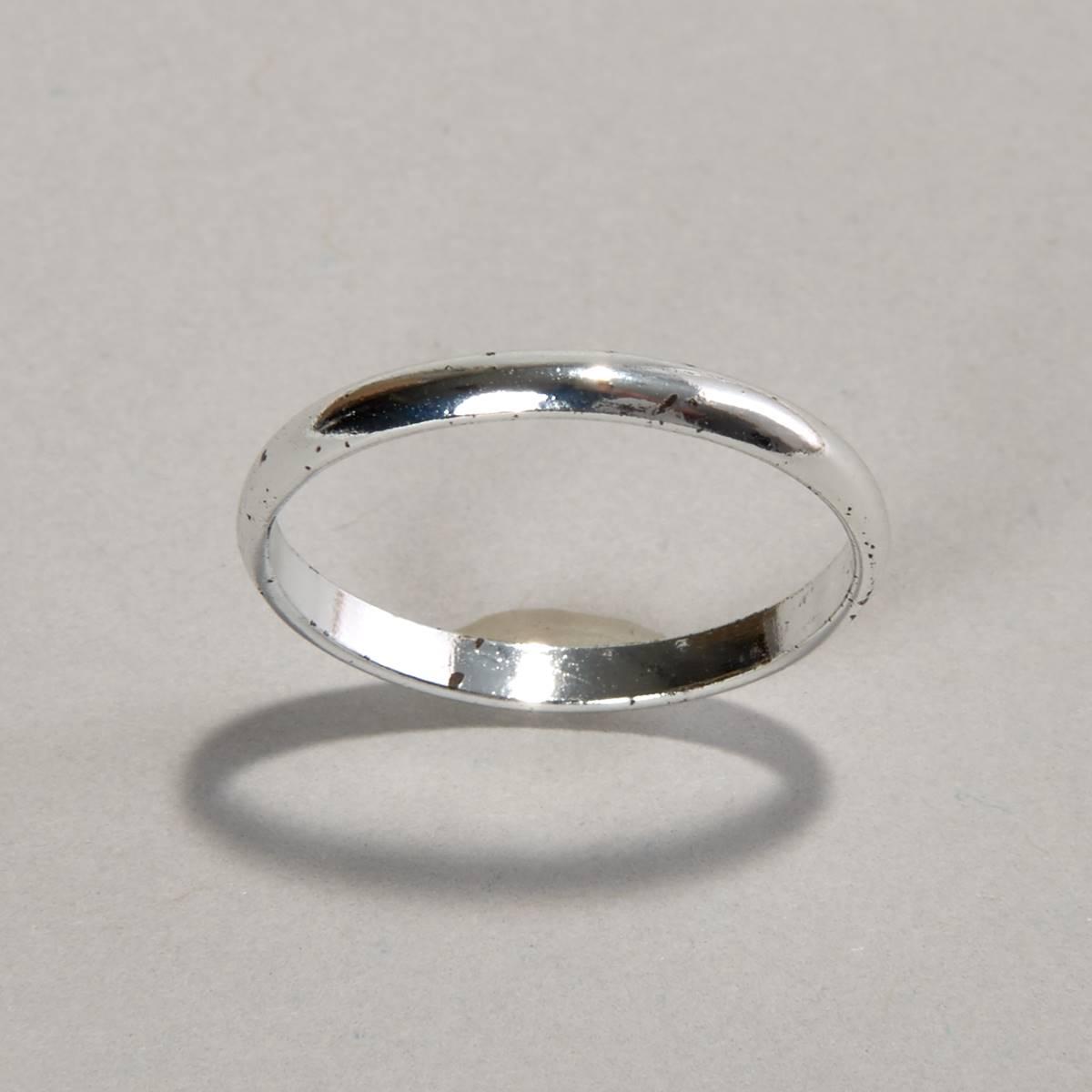 Marsala Plain Sterling Silver Band