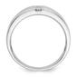 Mens Gentlemens Classics™ 14kt. White Gold Polished &amp; Satin Ring - image 2