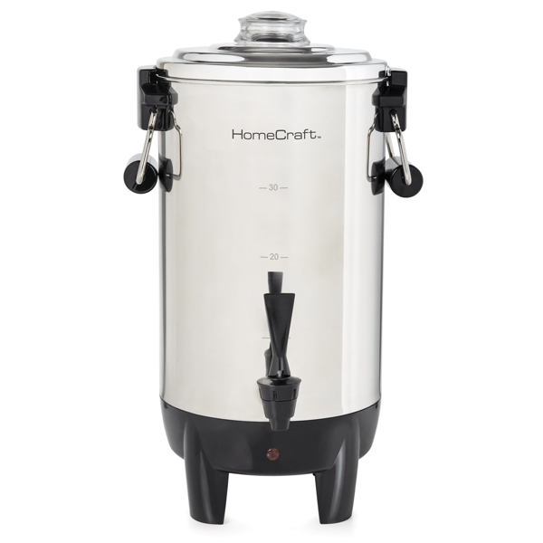 HomeCraft Quick-Brewing 1000-Watt Automatic 30-Cup Coffee Urn - image 