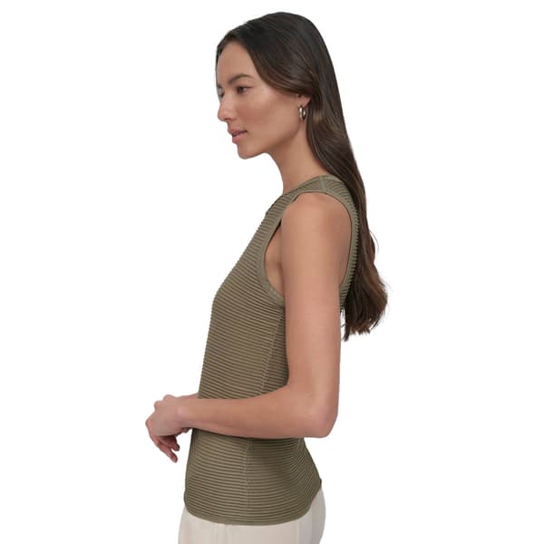 Womens DKNY Sport Sleeveless Ribbed Seamless Tank Top