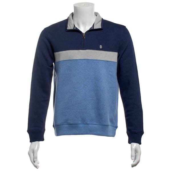 Mens IZOD(R) Jasper Fleece 1/4 Zip Color Block Sweatshirt - image 