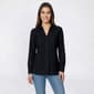 Womens Adrianna Papell Long Sleeve Pointelle Eyelet Blouse - image 1