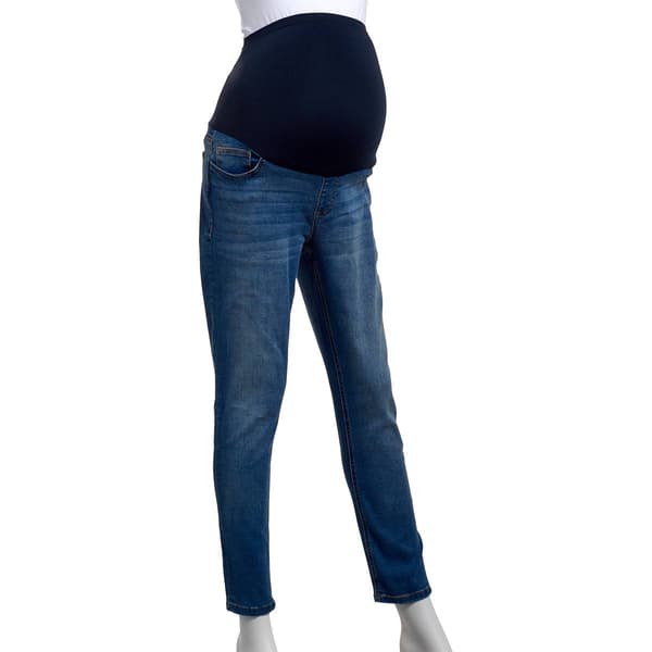 Womens Savi Parker Over The Belly Straight Leg Maternity Jeans - image 