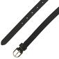 Womens Gloria Vanderbilt Leather Belt w/Brushed Silver Buckle - image 1