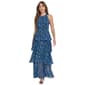 Womens Tommy Hilfiger Sleeveless Halter Print Chiffon Tier Maxi - image 1
