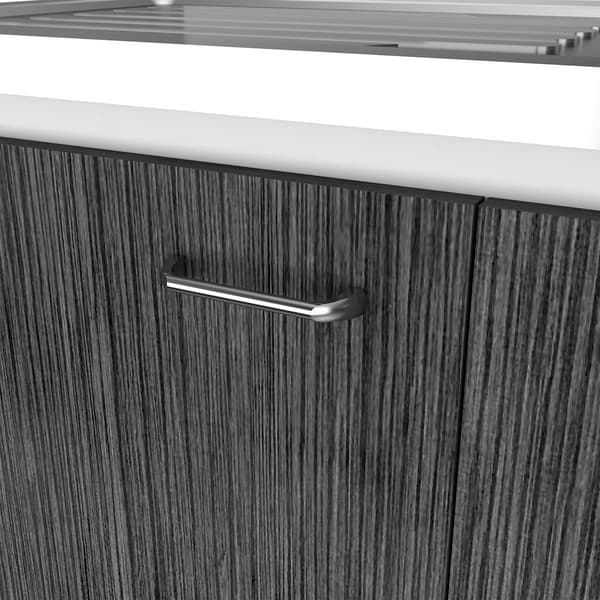 FM FURNITURE Oklahoma Two-Tone Utility Sink & Cabinet