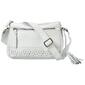 Great American Leatherworks Floral Applique Camera Crossbody - image 1