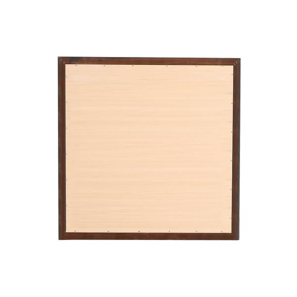 Passion Furniture Classic Square Framed Dresser Mirror - 36x36