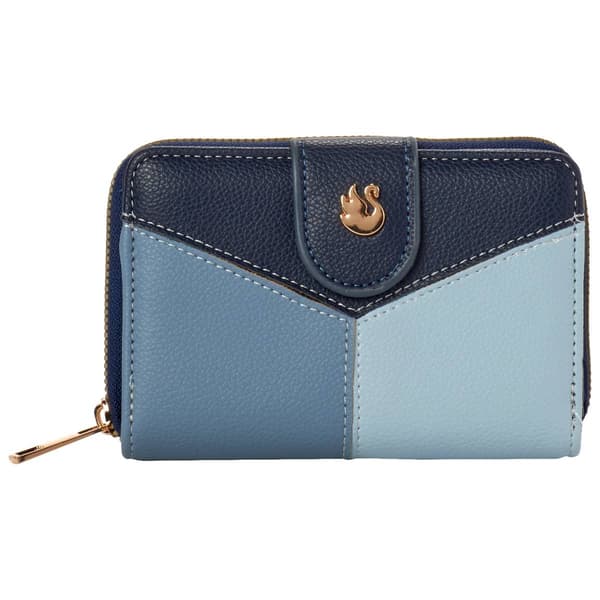 Womens Gloria Vanderbilt Color Block Zipper Wallet - image 