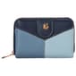 Womens Gloria Vanderbilt Color Block Zipper Wallet - image 1
