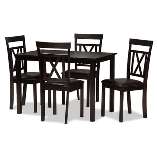 Baxton Studio Rosie 5pc. Dining Set