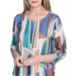 Womens Alfred Dunner Summer Solstice Stained Glass Blouse - image 5