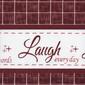 Achim Live Love Laugh Kitchen Curtain Set - image 3