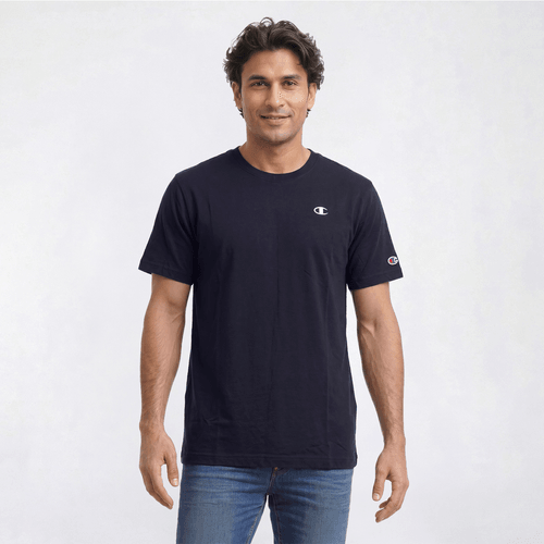 Mens Champion® Small Logo Tee