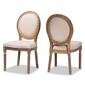Baxton Studio Louis French Inspired Wood 2pc. Dining Chair Set - image 1