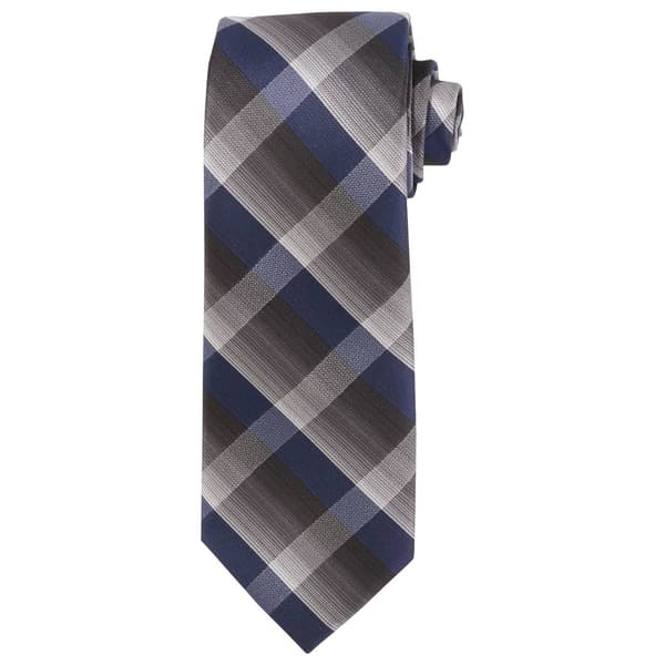 Mens John Henry Alston Plaid Tie - image 