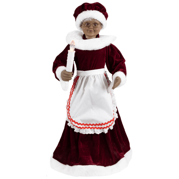 Northlight Animated African American Mrs. Claus Christmas Figure