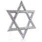 Northlight LED Sequined Star of David Hanukkah Outdoor Decoration - image 4
