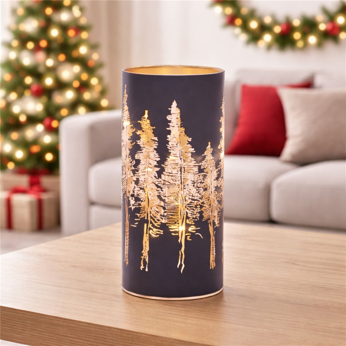 Melrose 8in. LED Pine Tree Luminary