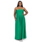 Plus Size 24/7 Comfort Apparel A-Line Strapless Maxi Dress - image 5